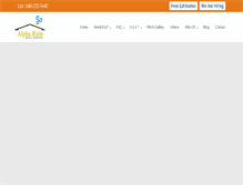 Tablet Screenshot of alpharain.com